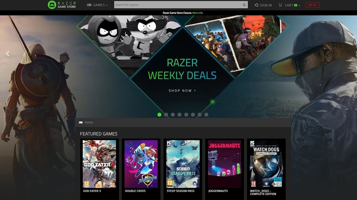 Razer Game Store.