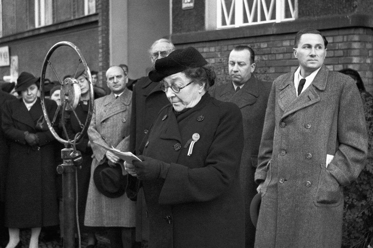 Františka Plamínková, jedna z těch, které prosadily volební právo pro ženy v českých zemích, foto z roku 1937