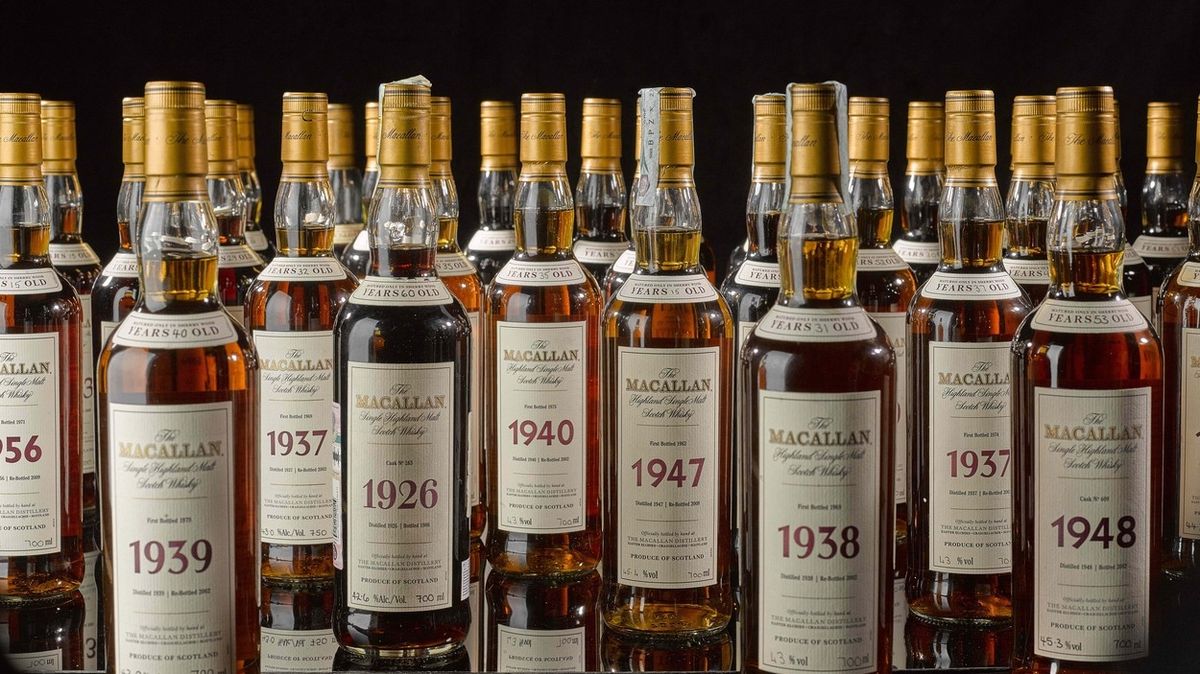 Do dražby jde nejcennější sbírka whisky na světě.