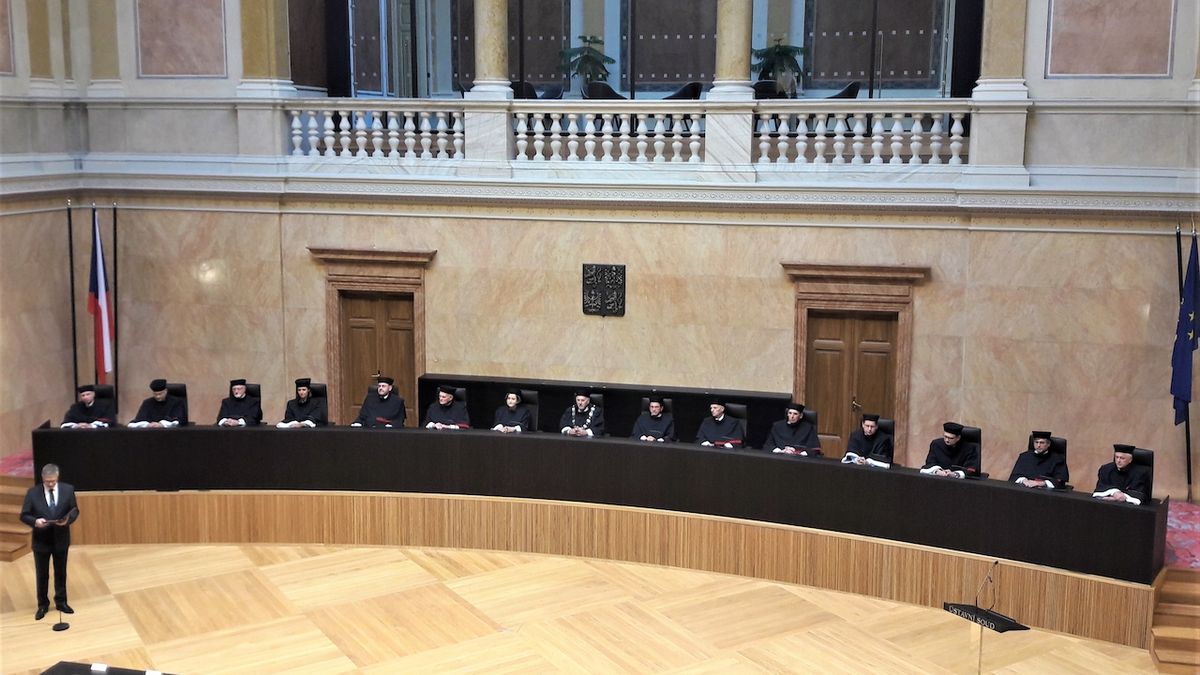 Nová sněmovna Ústavního soudu. Ilustrační foto