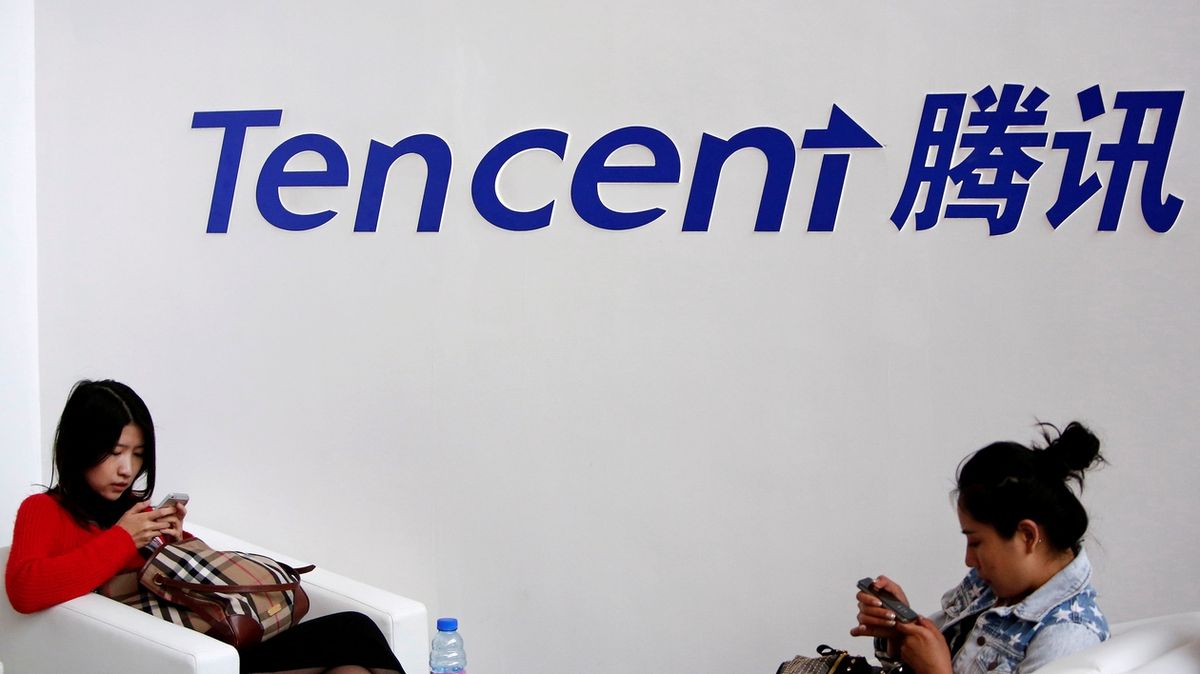 Logo společnosti Tencent (ilustrační foto)