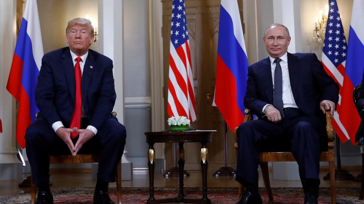 Prezidenti USA a Ruska Donald Trump a Vladimir Putin 