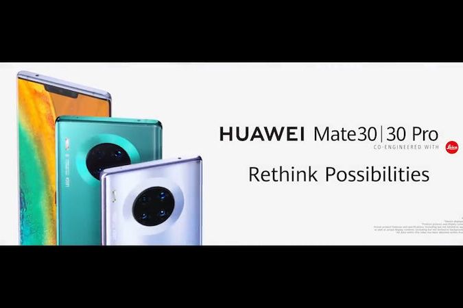 Představení chytrých telefonů ze série Huawei Mate 30