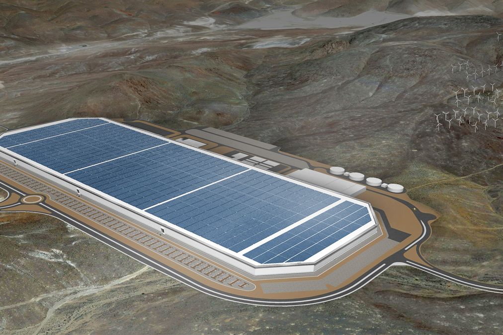 Nevadská Gigafactory společnosti Tesla