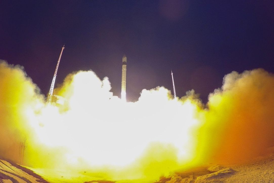 Start rakety Rokot s družicí Sentinel-3B
