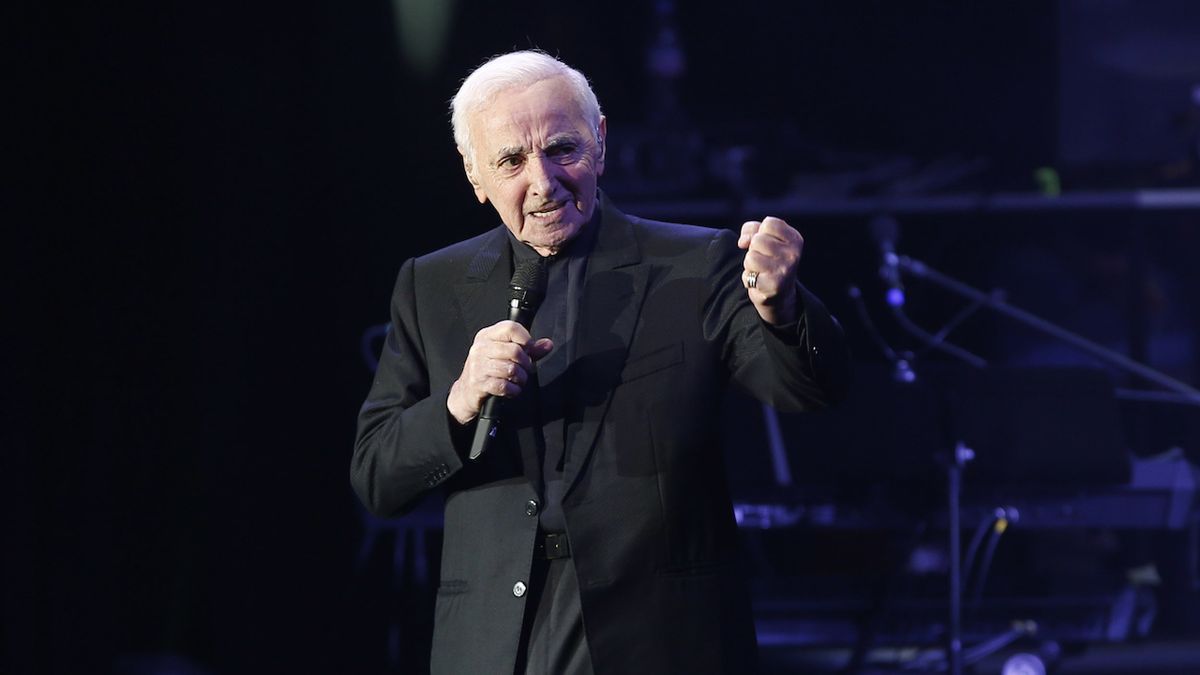 Charles Aznavour v Praze.