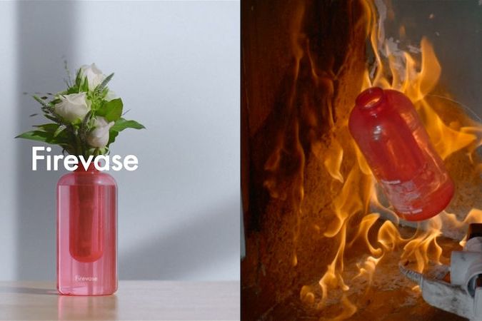 BEZ KOMENTÁŘE: Váza, která dokáže zlikvidovat požár