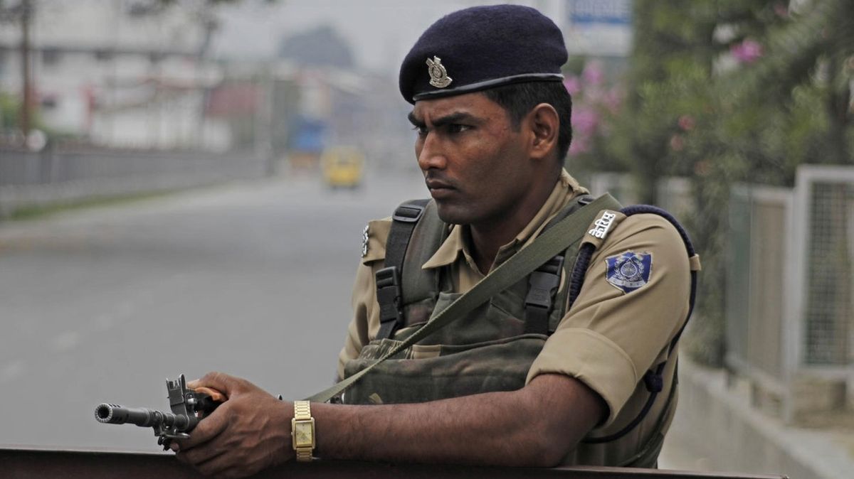 Indický policista (ilustrační foto)