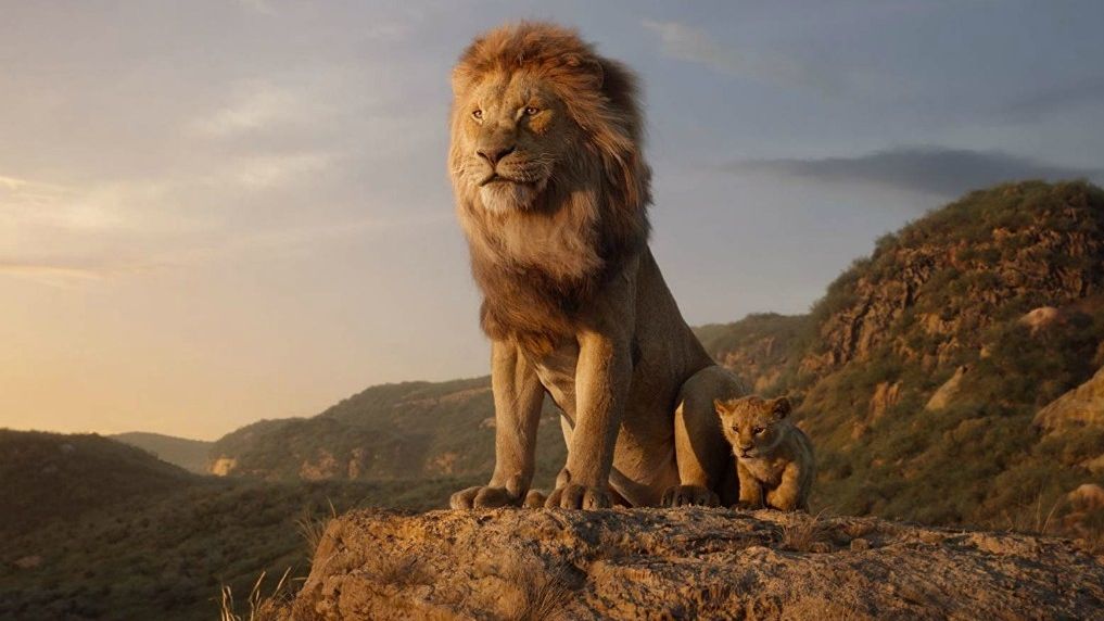 Snímek z nového filmu Lví král.