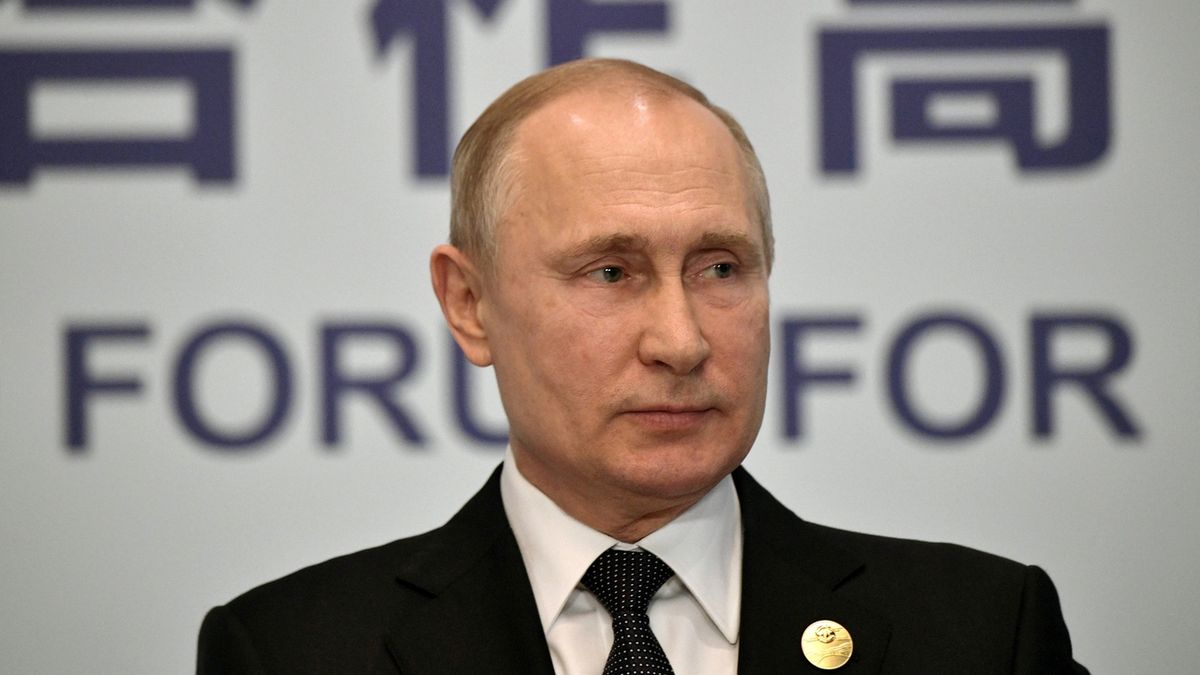 Ruský prezident Vladmir Putin v Pekingu.