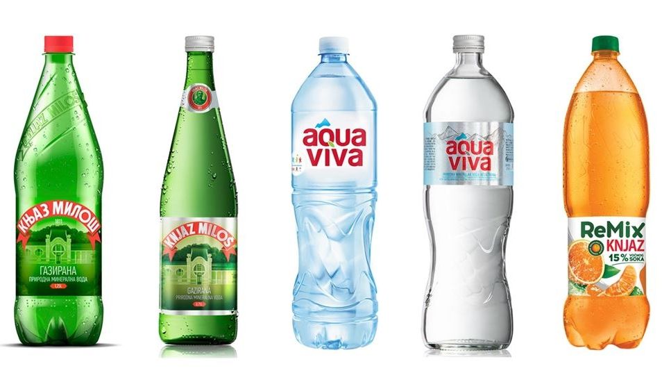 Společný podnik od Srbů přebírá značky jako Knjaz Miloš, Aqua Viva, Guarana, ReMix nebo Gusto.