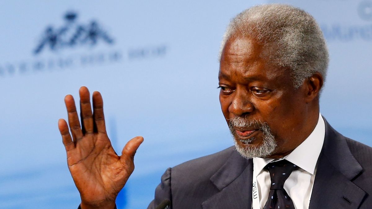 Bývalý generální tajemník OSN Kofi Annan
