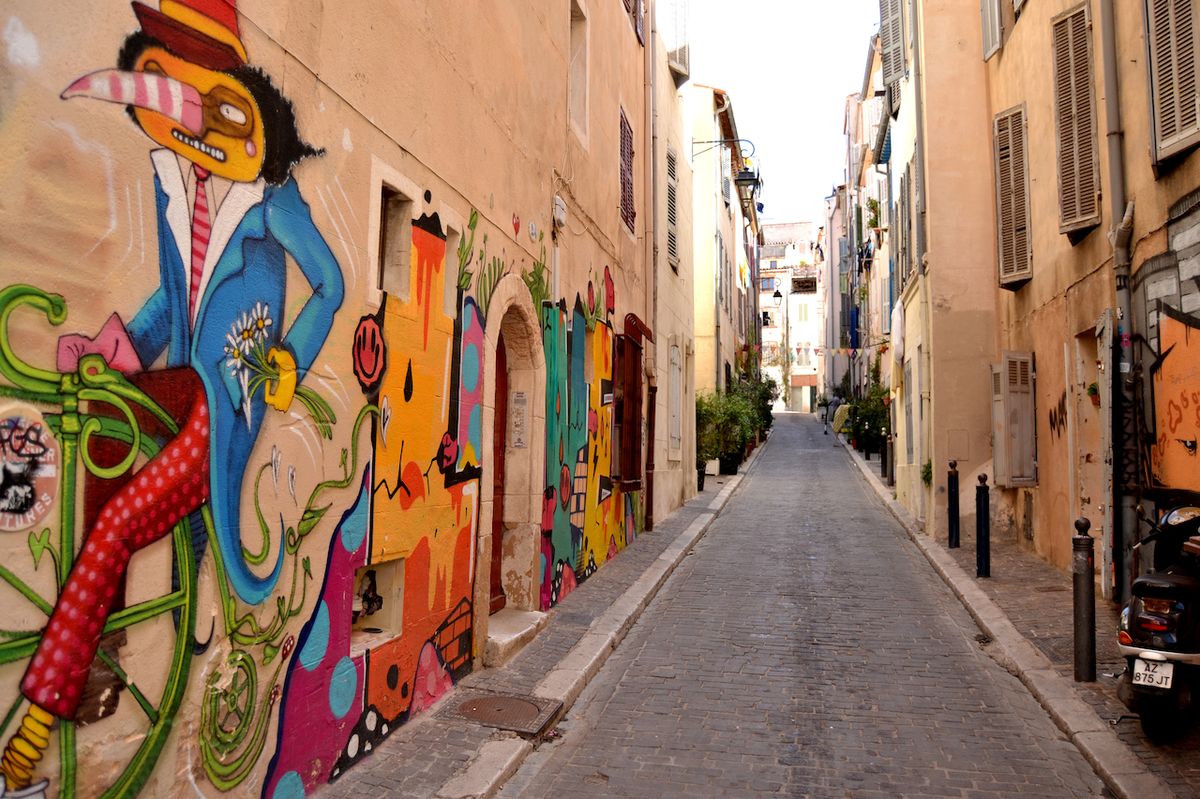 Le Panier je nejstarší částí Marseille.