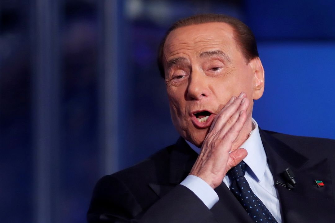 Silvio Berlusconi na archivním snímku 