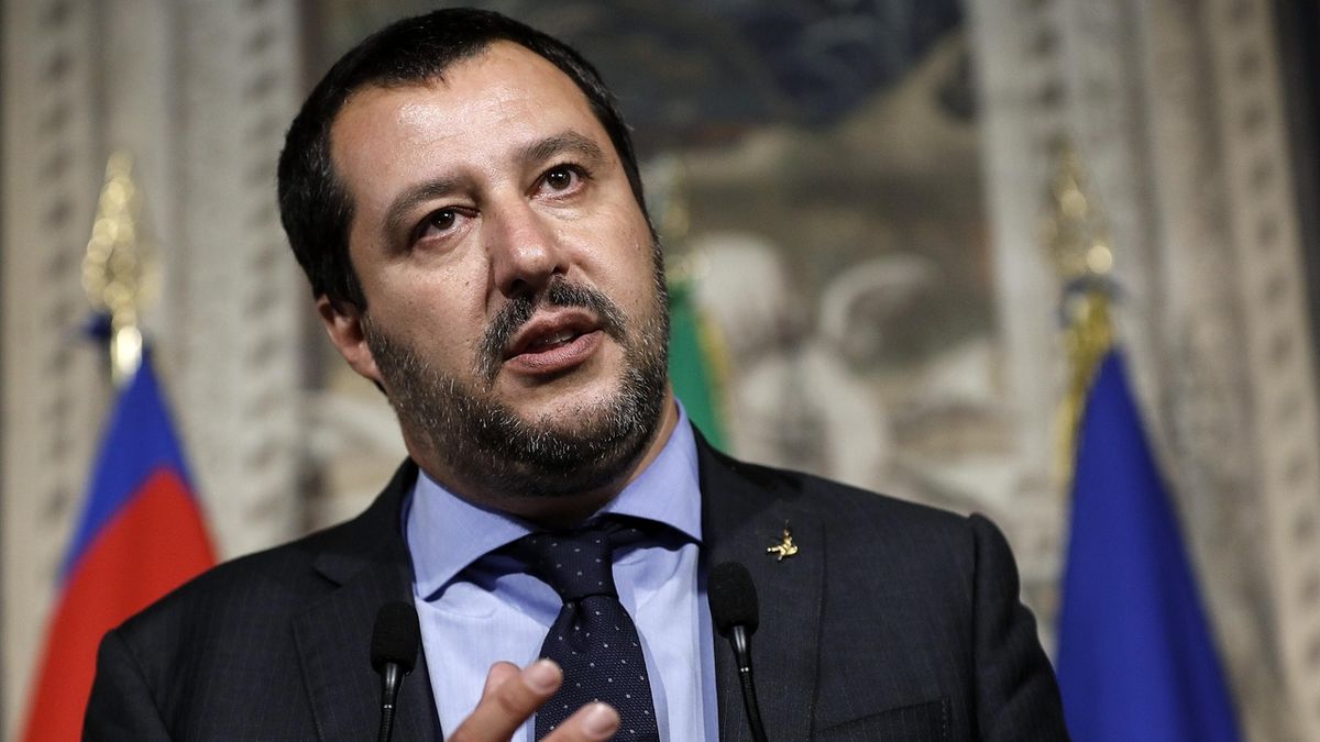 Itlaský ministr vnitra Matteo Salvini