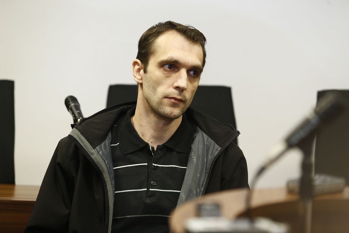 David Virgulák u soudu. Žaloba ho viní z vraždy 3 pražských taxikářů.
