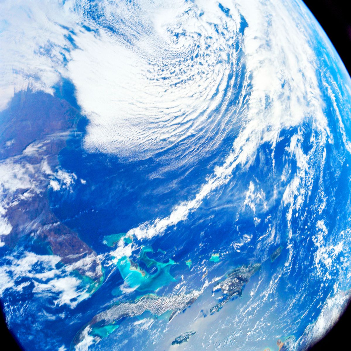 Záběr Země, který pořídila posádka Apolla 8.