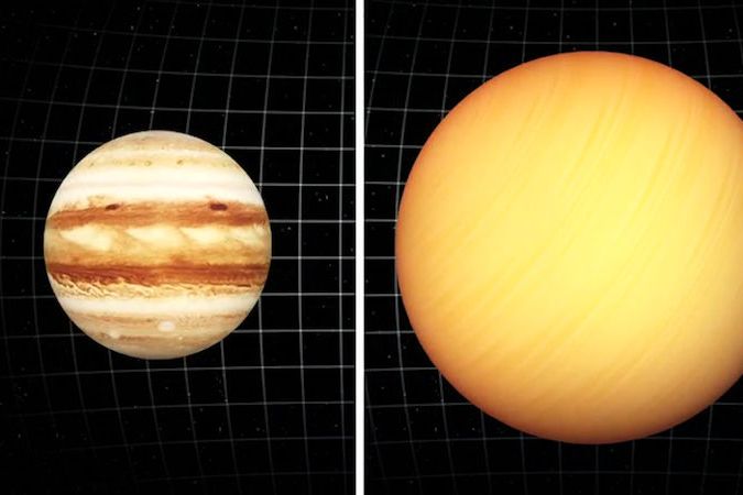 Vědci poprvé přímo pozorovali exoplanetu „super-Jupiter“