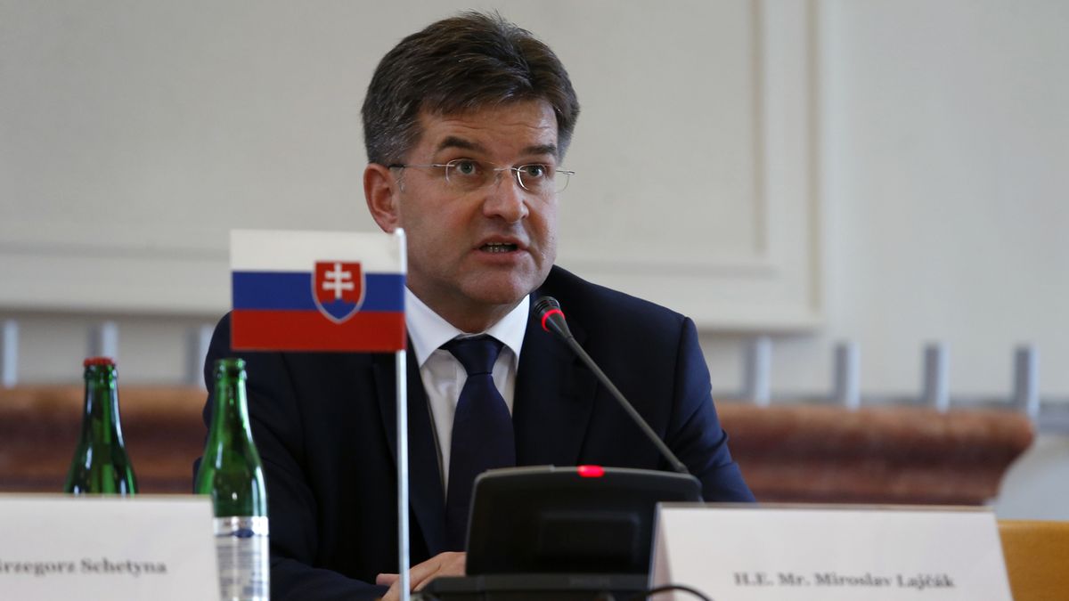 Ministr zahraničních věcí Slovenské republiky Miroslav Lajčák 