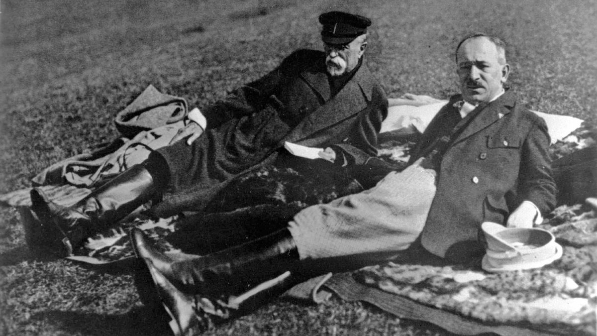 Tomáš Garrigue Masaryk a Edvard Beneš, Topoľčianky 1928