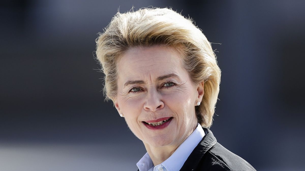Německá ministryně obrany Ursula von der Leyen na snímku z roku 2017 