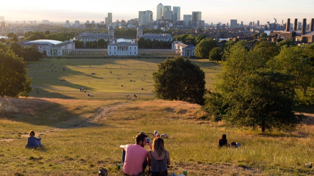 Londýnský Greenwich Park je jednou z největších zelených ploch ve městě.