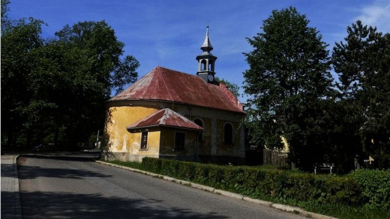 Kostel sv. Vojtěcha v Ostašově, místo histpricxké bitvy roku 1757