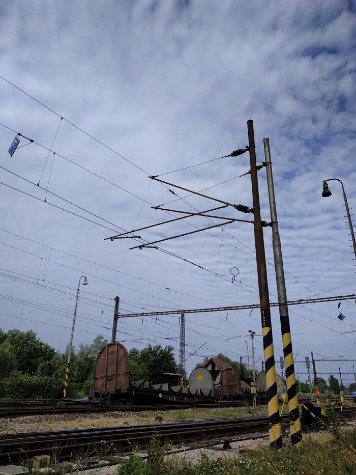 Nehoda nákladního vlaku v Trnovci nad Váhem 