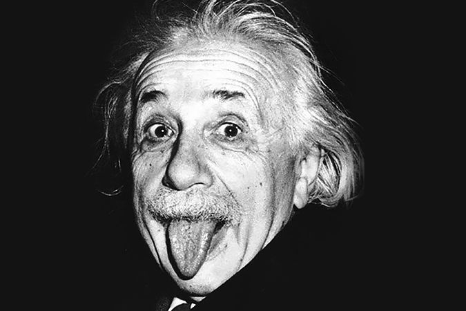 Zřejmě nejslavnější fotografie Alberta Einsteina