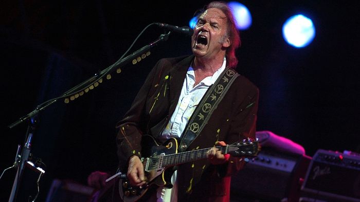 Neil Young, skvělý zpěvák, autor a kytarista.