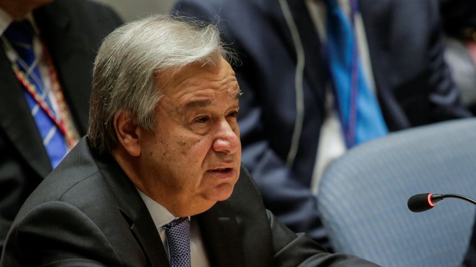 Generální tajemník OSN António Guterres 