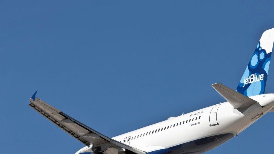Airbus A320 společnosti JetBlue (ilustrační foto).