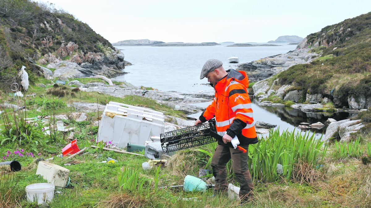 Norske fjorder under angrep fra plastavfall
