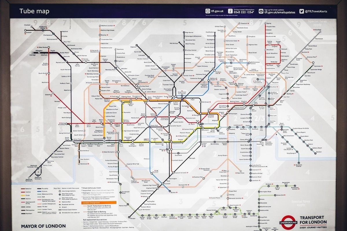 Plán londýnského metra
