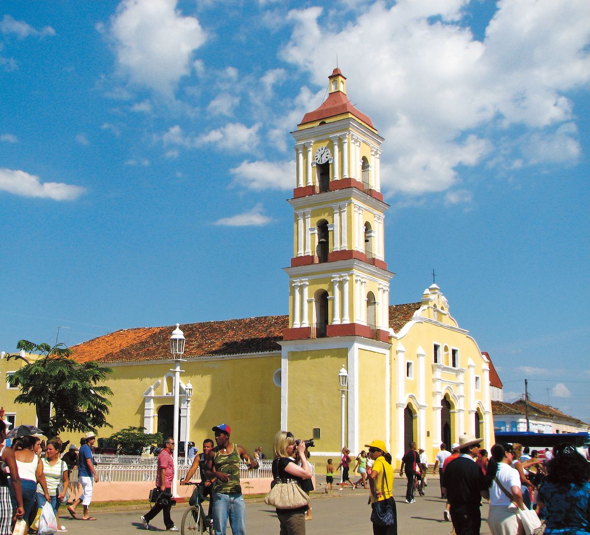 Historický kostel San Juan Bautista ve městě Remedios