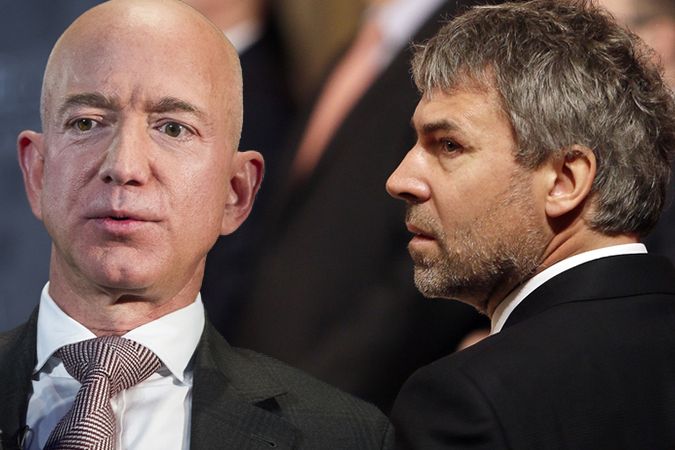 Petr Kellner a Jeff Bezos
