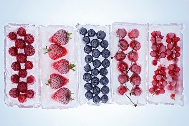 Mražené zralé ovoce si zachovává většinu zdravých nutričních látek