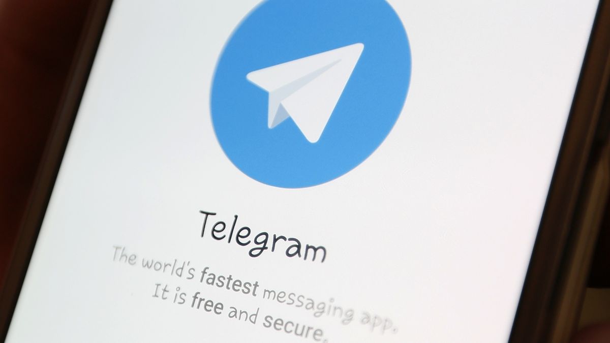 Logo aplikace Telegram.