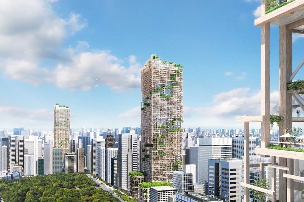 V Tokiu má v roce 2041 vyrůst nejvyšší dřevěná stavba věta - mrakodrap vysoký 350 metrů.