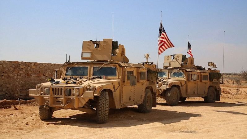 Americké jednotky v Sýrii 