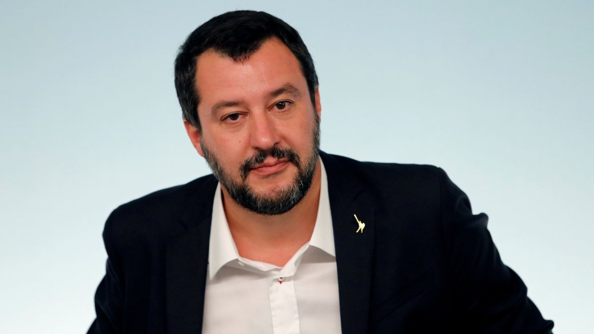 Italský ministr vnitra Matteo Salvini