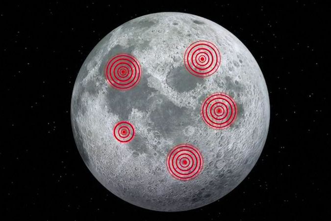 Zmenšující se Měsíc na svém povrchu vyvolává zemětřesení