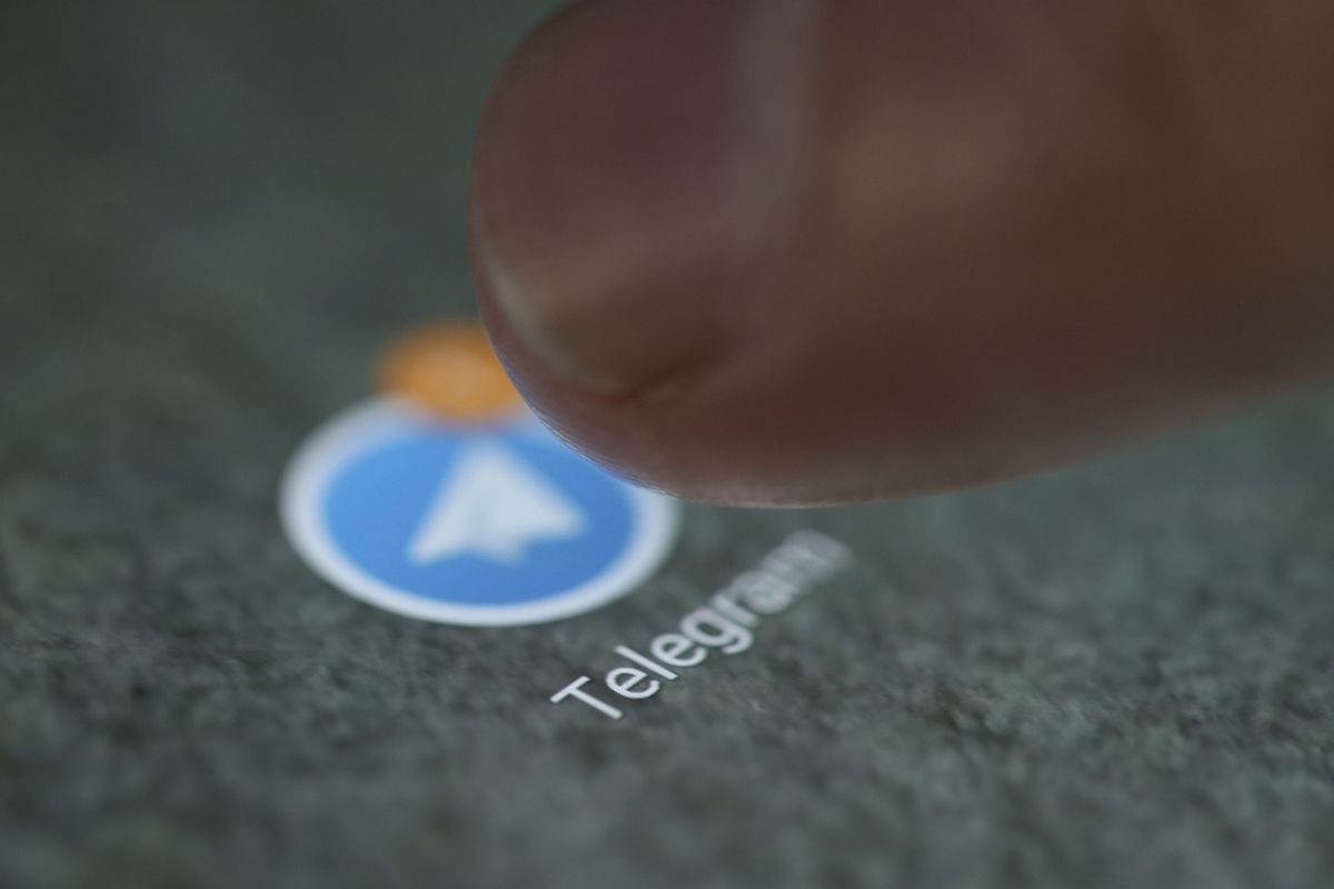 Logo aplikace Telegram