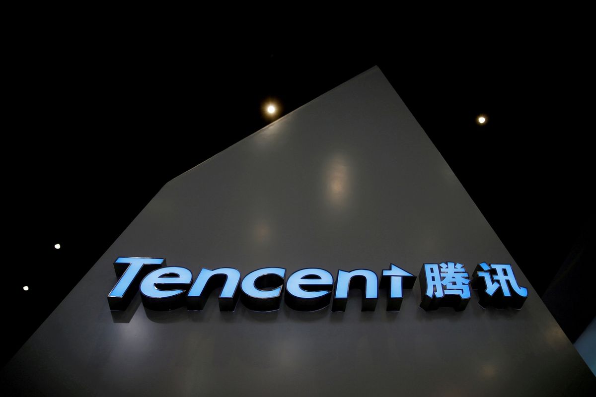 Logo společnosti Tencent (ilustrační foto)