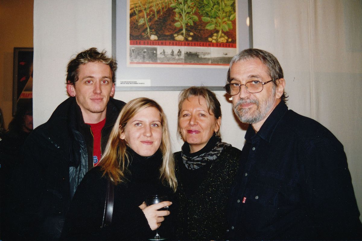 Helena Třeštíková s manželem a dětmi - synem Tomášem a dcerou Hankou.