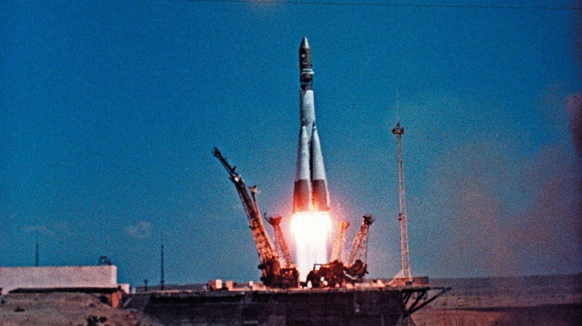 Start lodi Vostok 1 z 12. dubna 1961