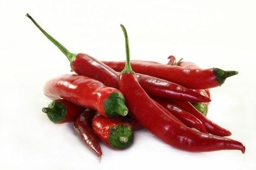 Chilli papričky - rostlina obsahuje kapsaicin, látku, která dodává plodům charakteristickou pálivost a kromě jiného je  také považována za afrodiziakum.