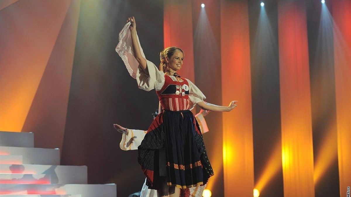 Barbora Palovičová při Miss Česko-Slovensko 2010