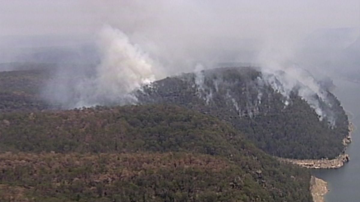 Jeden z požárů v Novém Jižním Walesu