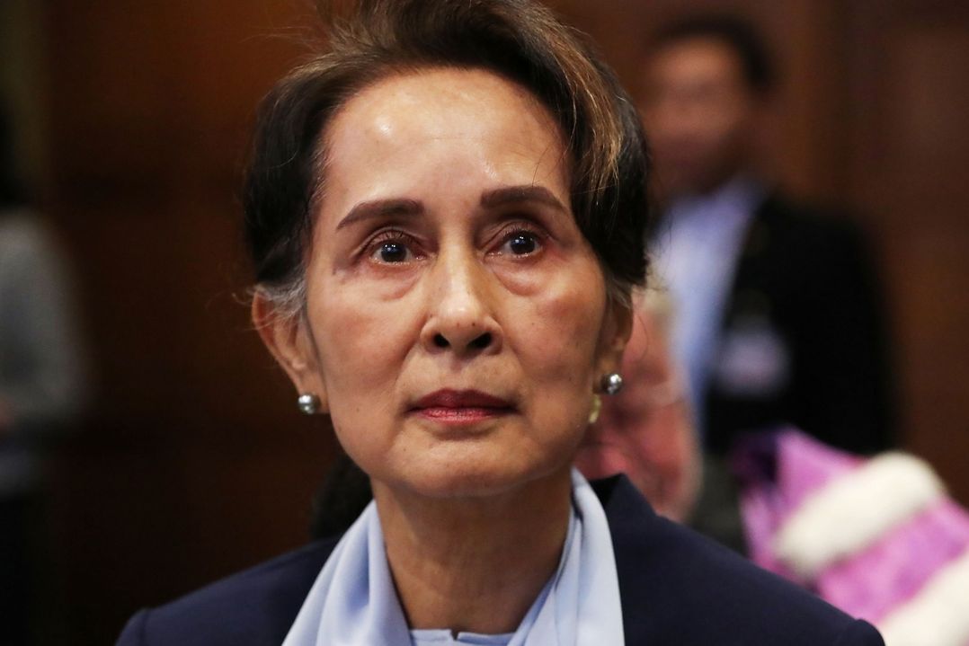 Barmská vůdkyně Su Ťij 